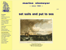 Tablet Screenshot of marine-niemeyer.com